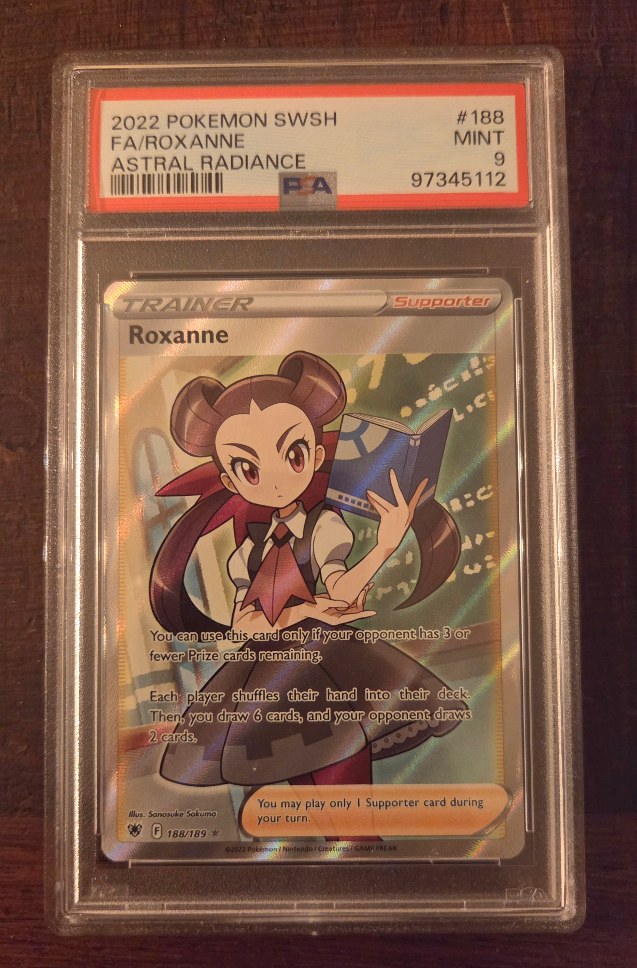 Roxanne ENG Lucentezza Siderale (Ultra Rare | 188/189) PSA 9 MINT